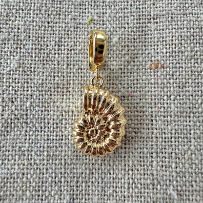 Sea Snail Shell Clip Charm