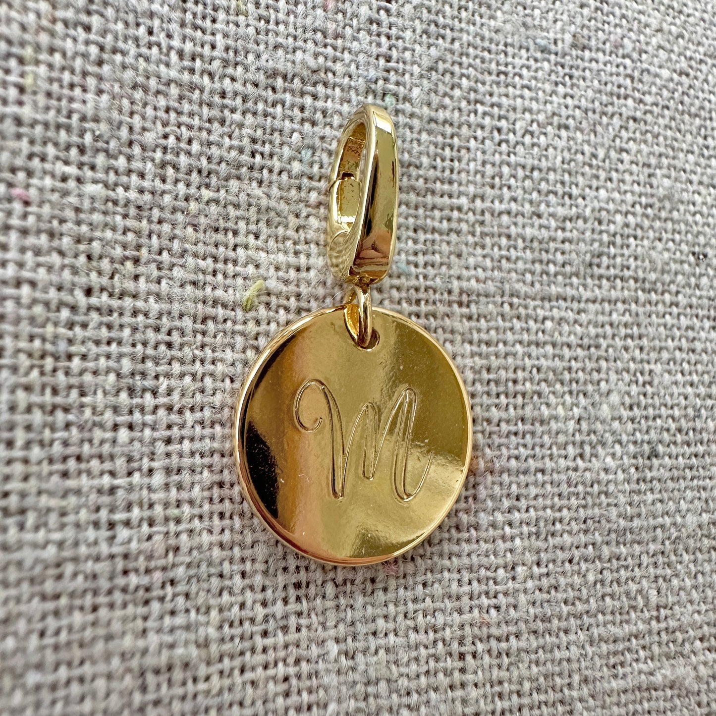 Limon Letter Coin Clip Charm