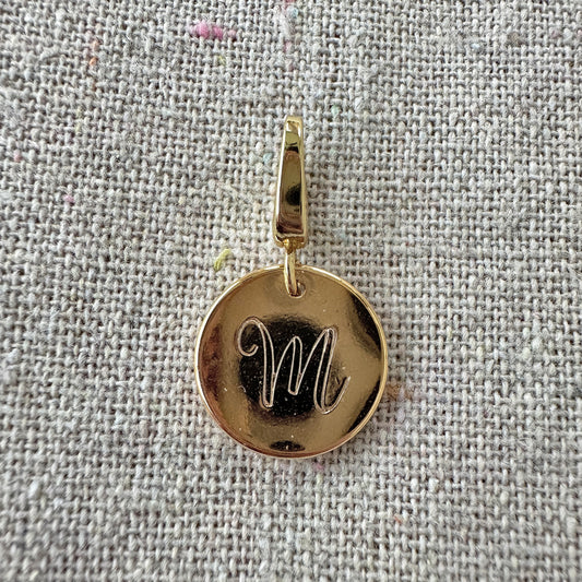 Limon Letter Coin Clip Charm