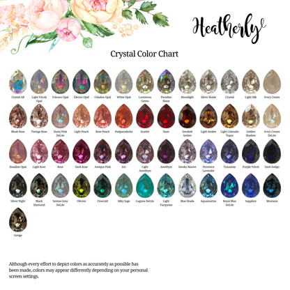 Triple Pear Extra Long Earrings