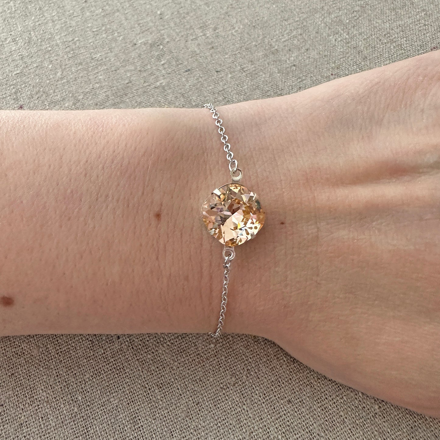 Large Cushion Bracelet