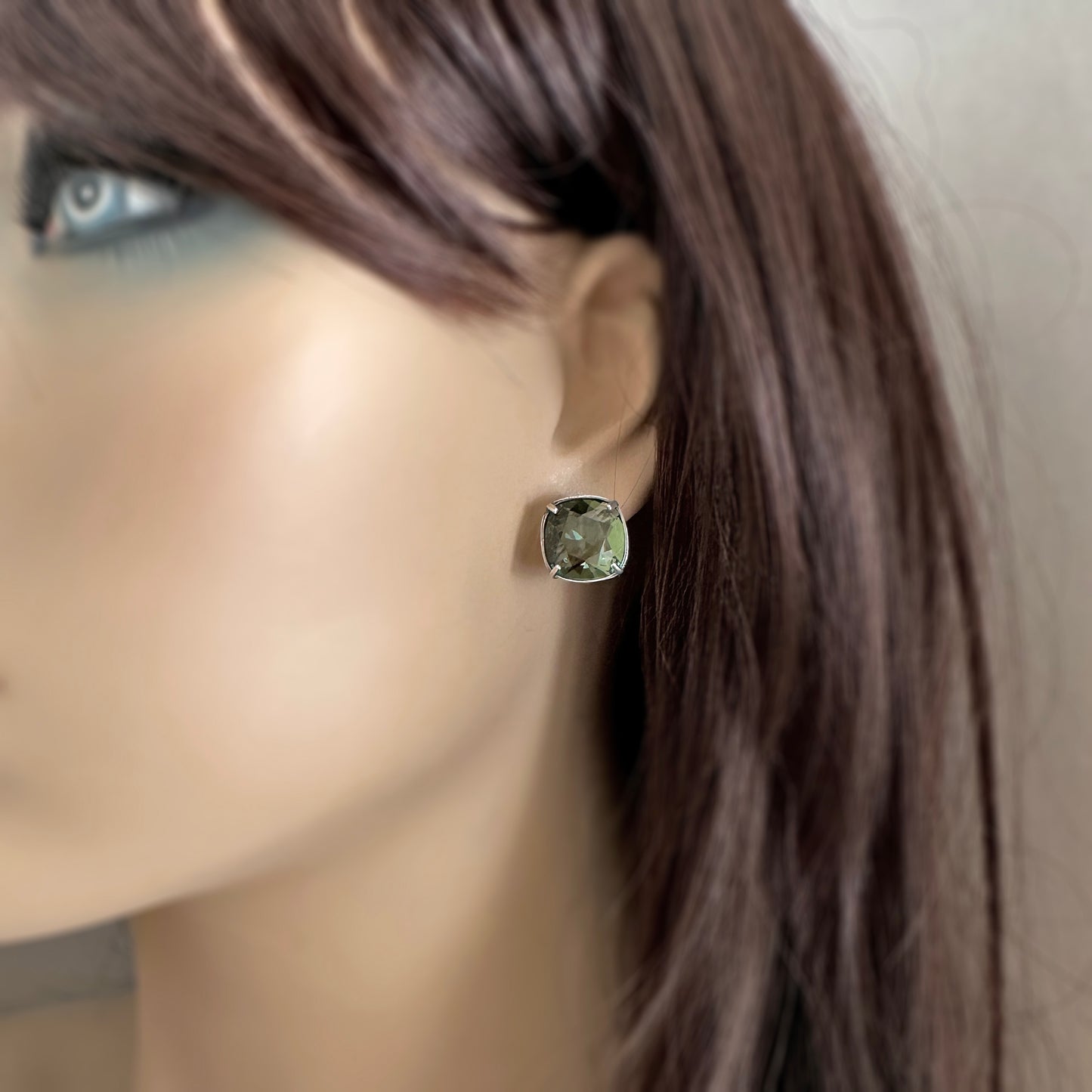 Cushion Classic Post Earrings • 12mm