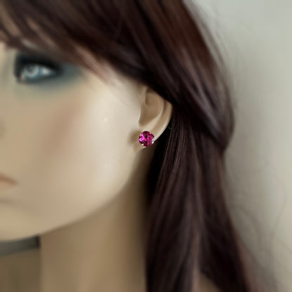 Medium Cushion Post Earrings