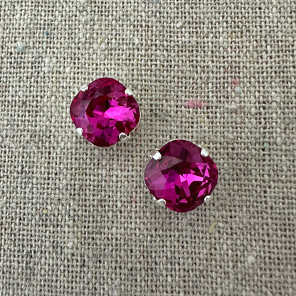 Medium Cushion Post Earrings