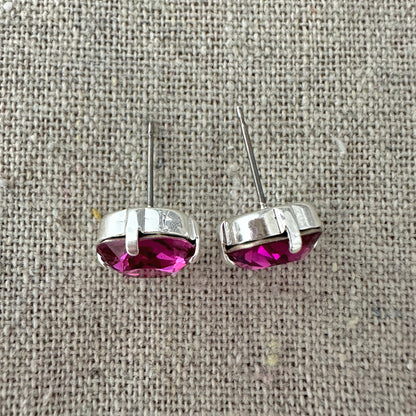Medium Cushion Post Earrings