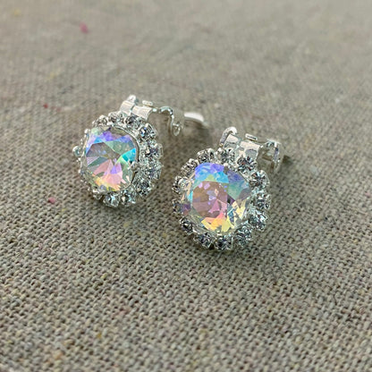 Small Cushion Luxe Clip-on Earrings