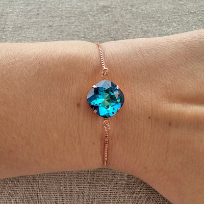 Large Cushion Slider Bracelet