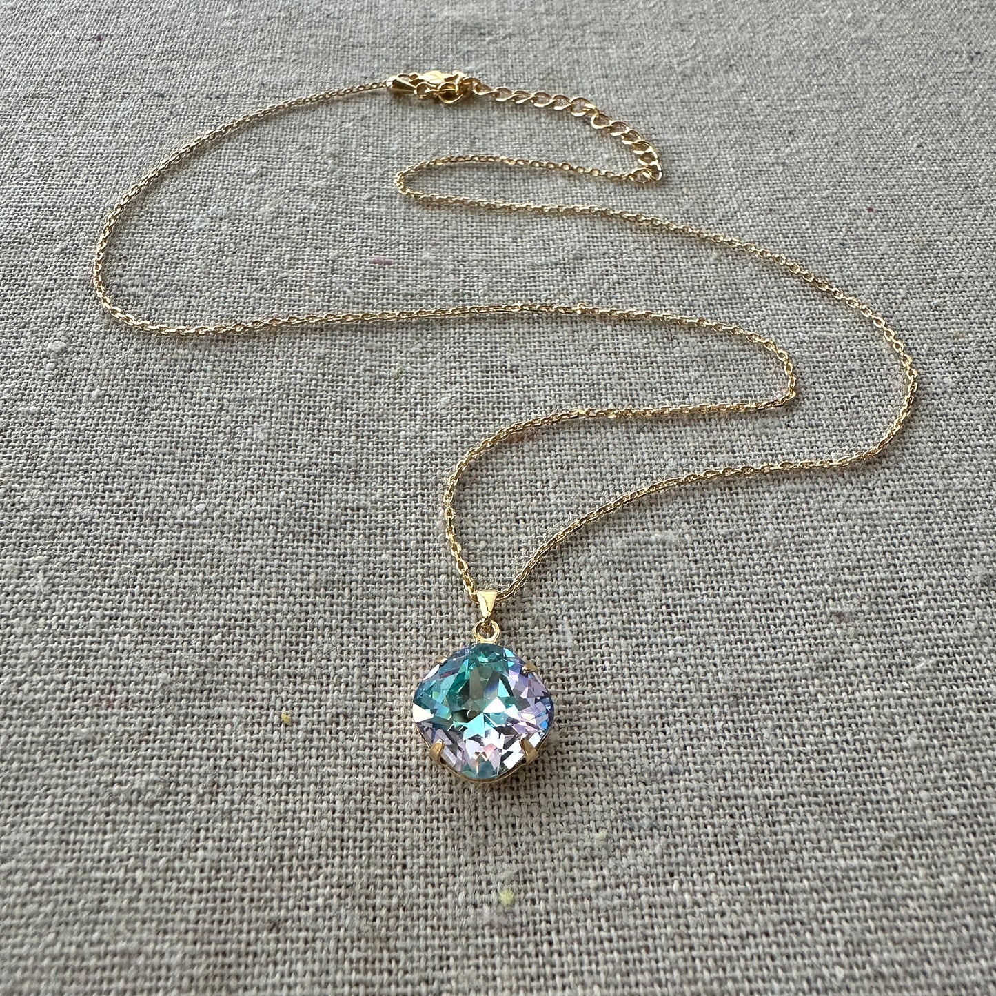 Large Cushion Necklace