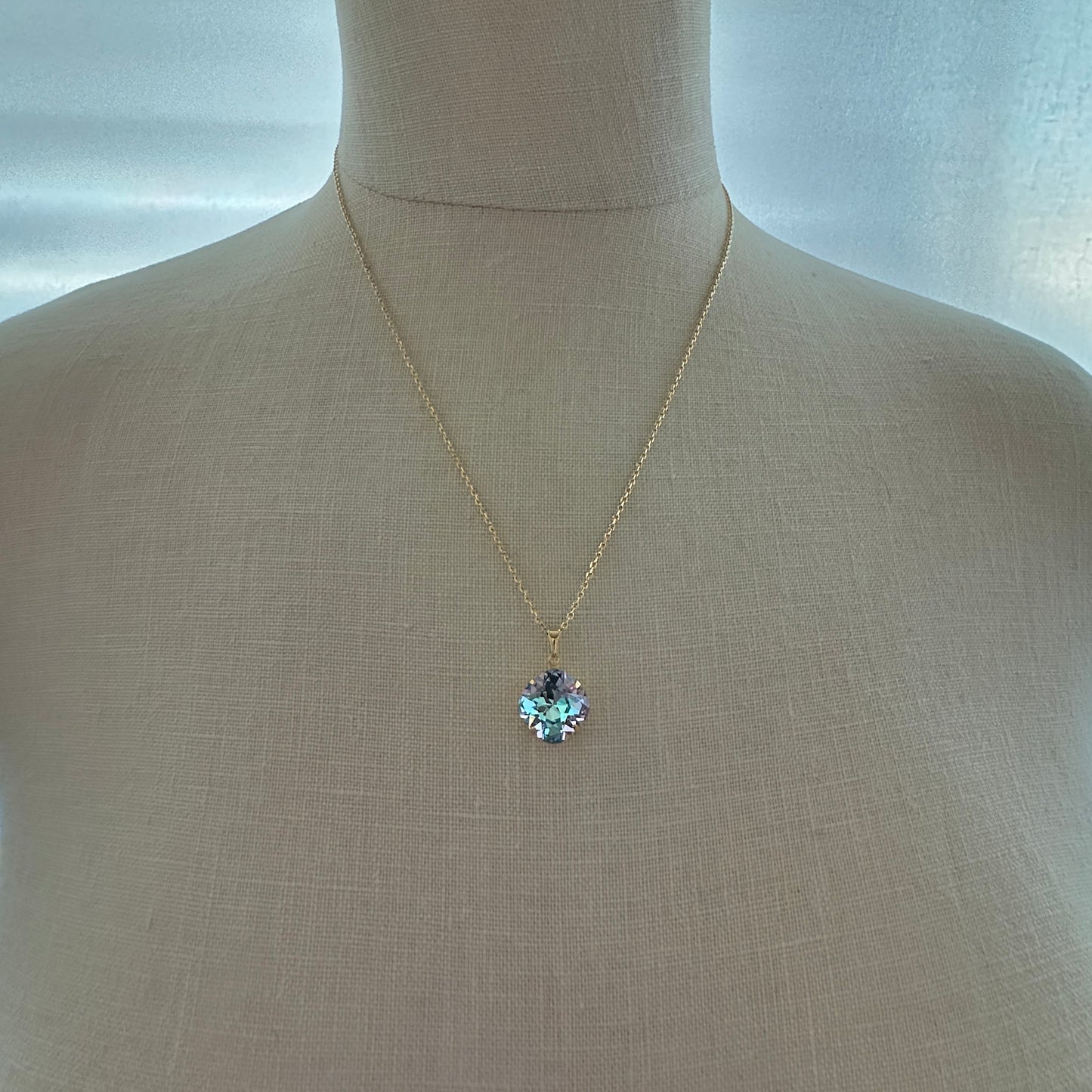 Large Cushion Necklace