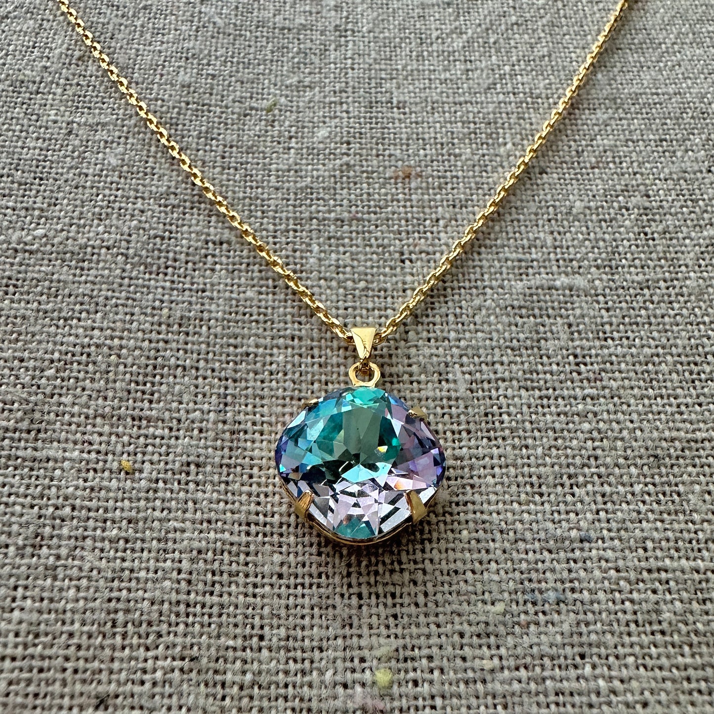Large Cushion Necklace
