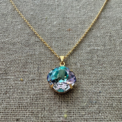 Large Cushion Necklace