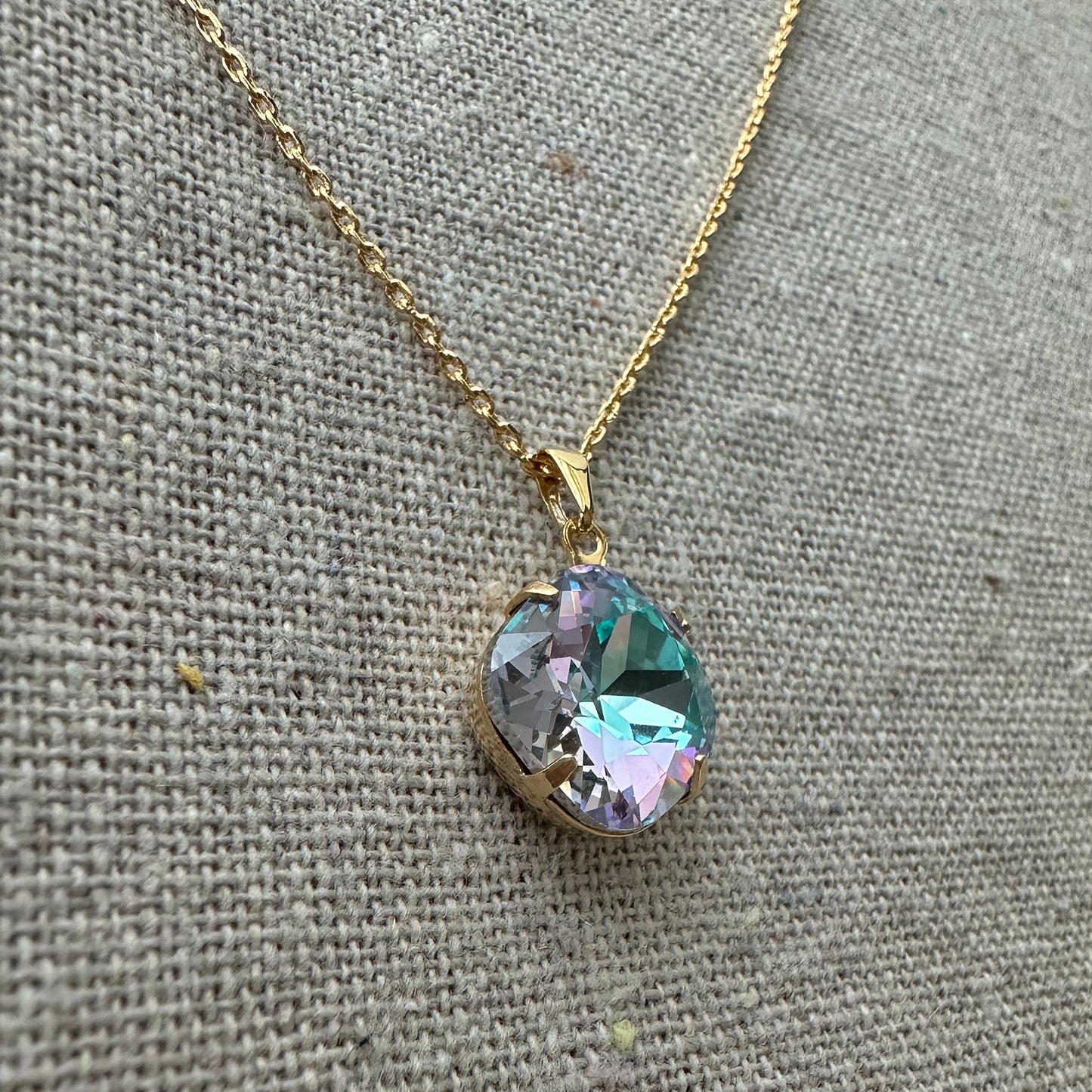 Large Cushion Necklace