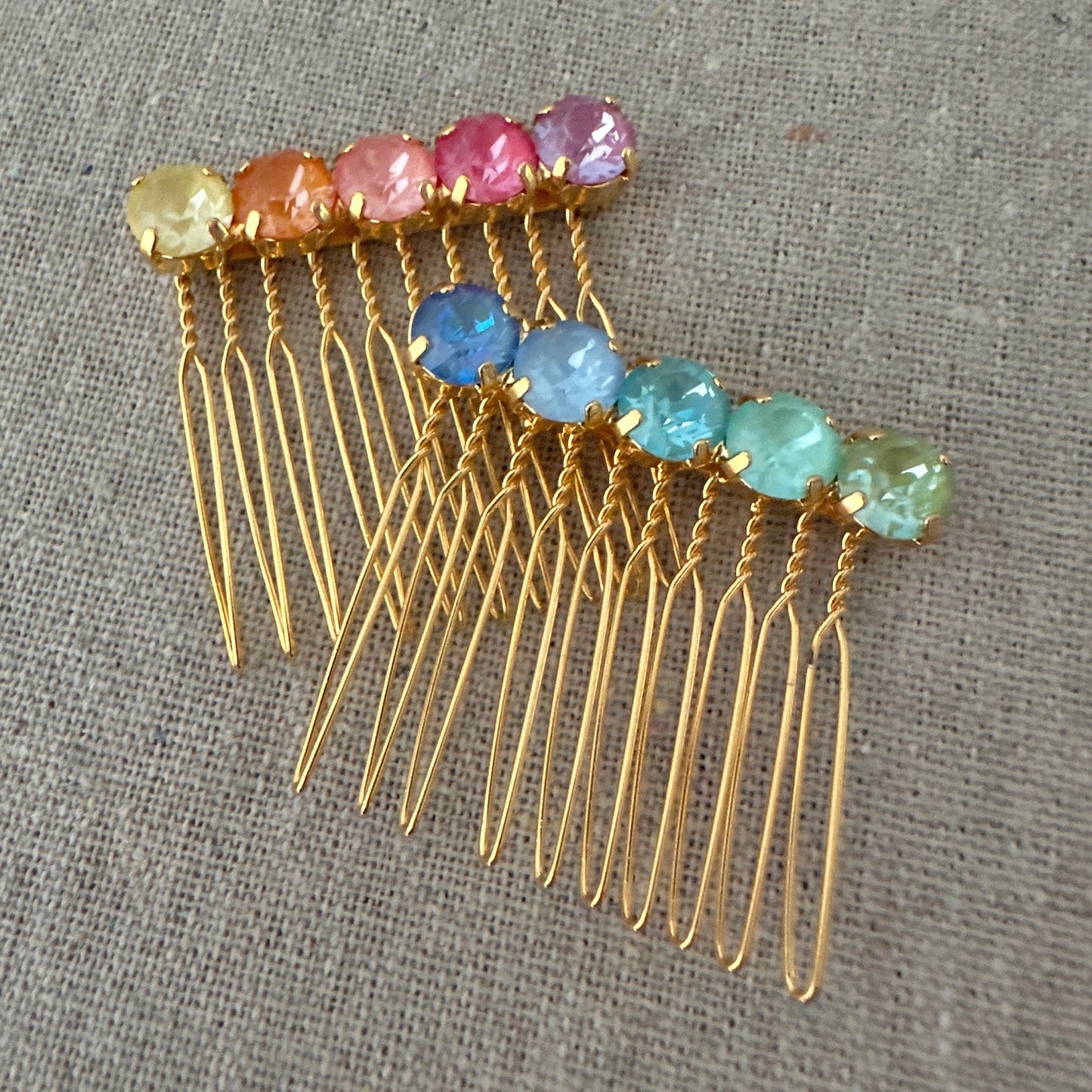 Diamante Classic Hair Comb • Sunlit Tides