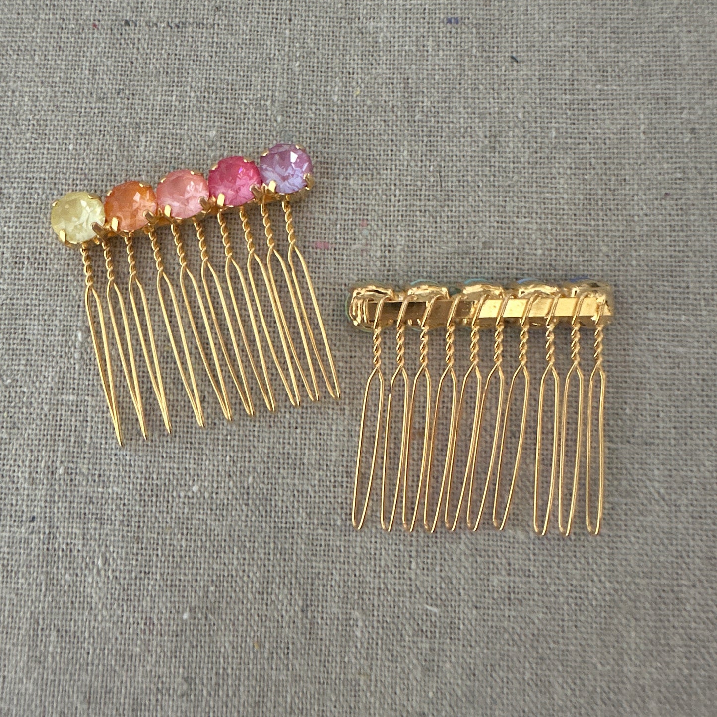 Diamante Classic Hair Comb • Sunlit Tides