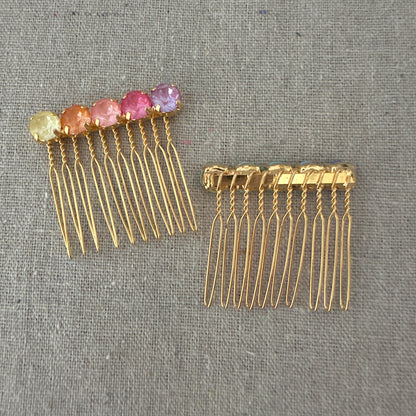 Diamante Classic Hair Comb • Sunlit Tides
