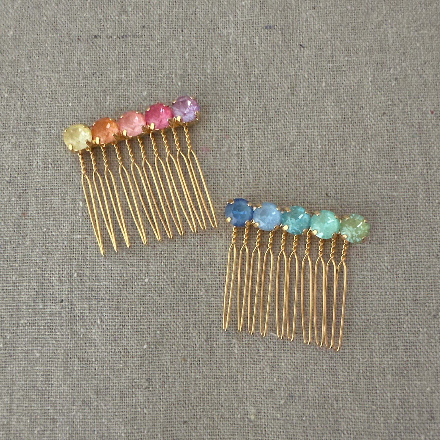 Diamante Classic Hair Comb • Sunlit Tides