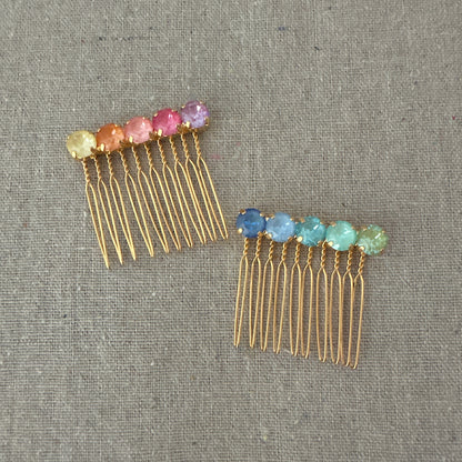 Diamante Classic Hair Comb • Sunlit Tides