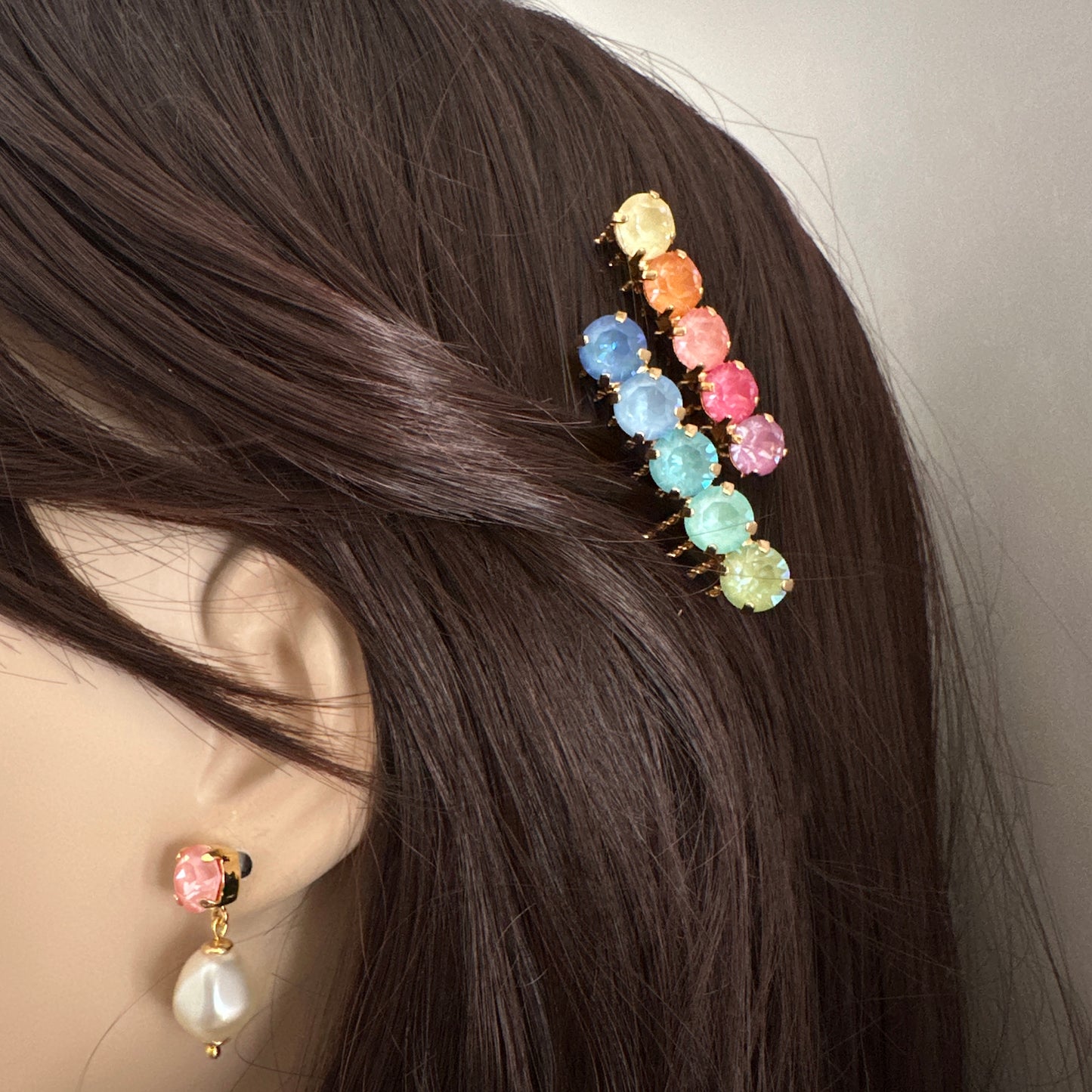 Diamante Classic Hair Comb • Sunlit Tides