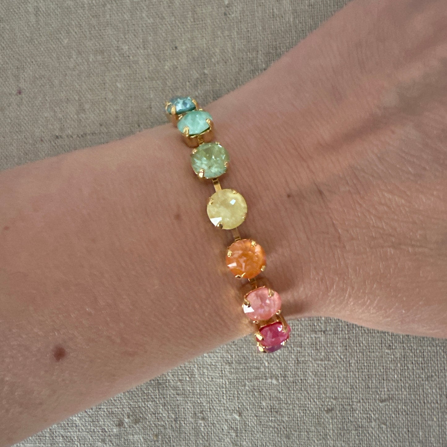 Diamante Classic Semi-Tennis Bracelet • Sunlit Tides