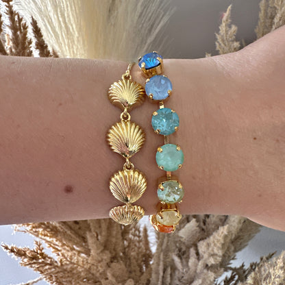 Diamante Classic Semi-Tennis Bracelet • Sunlit Tides