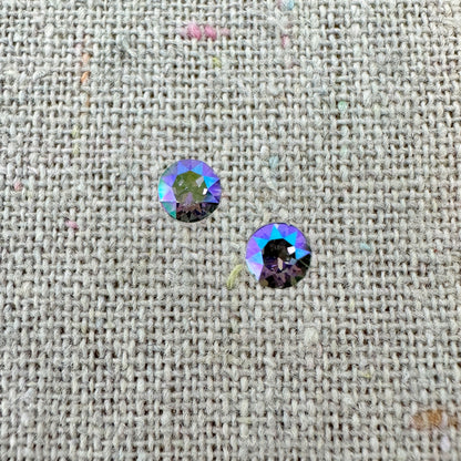 Diamante Invisible Earrings • 4mm