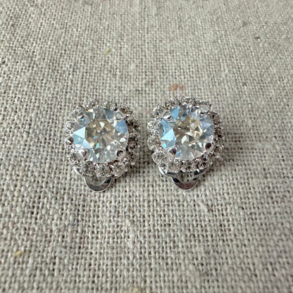 Diamante Classic Luxe Clip-on Earrings