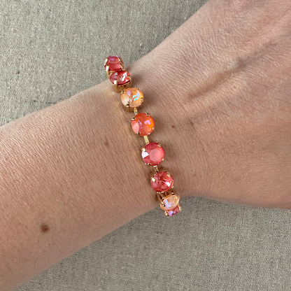 Diamante Classic Tennis Bracelet • Sunset Glow Ombre
