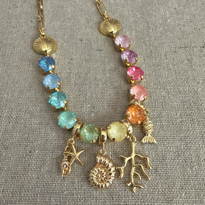 Starfish & Shell Clip Charm
