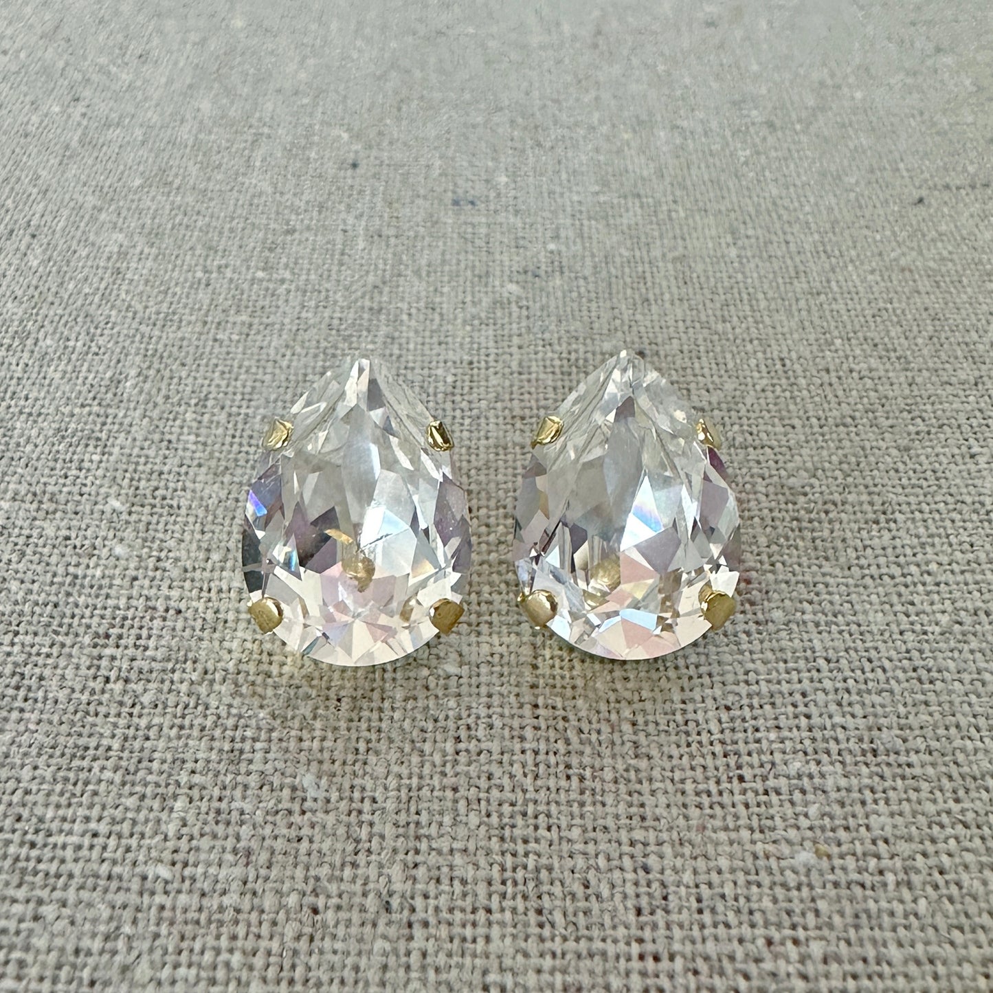 Statement Pear Post Earrings