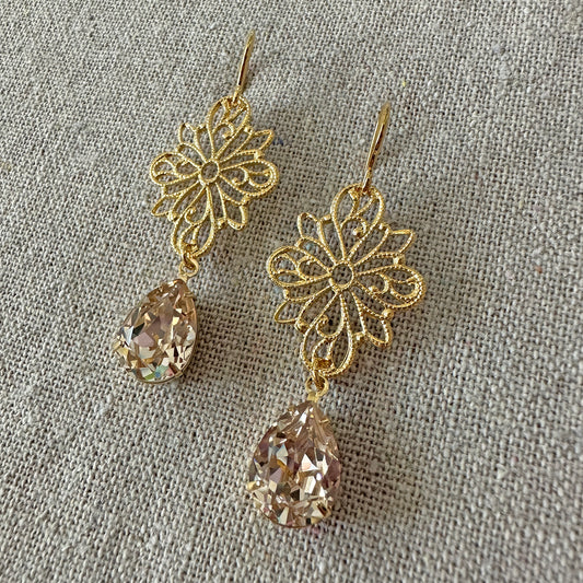 Blooming Vine Earrings – HeatherlyJewelry