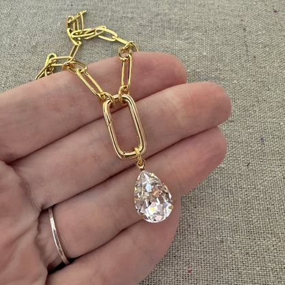 Paperclip Statement Necklace