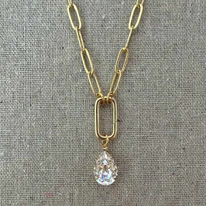 Paperclip Statement Necklace