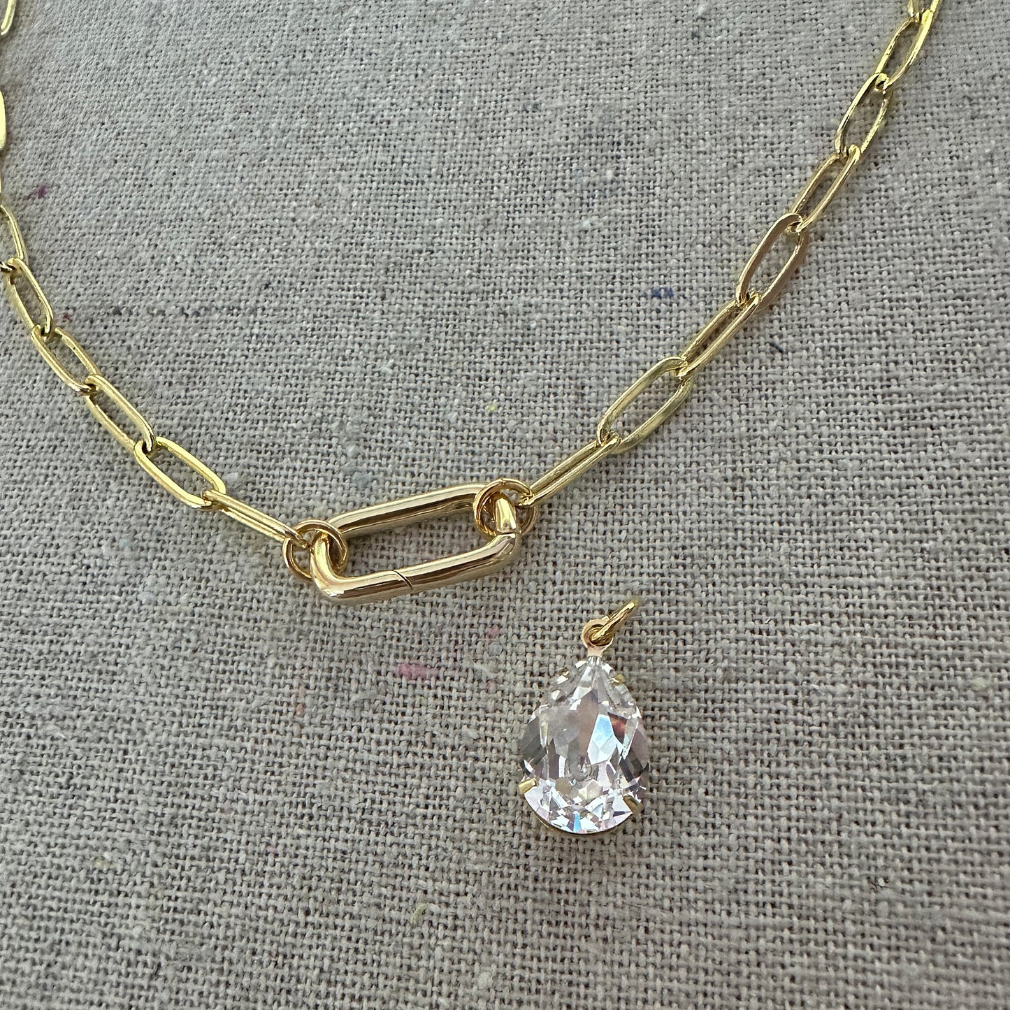 Paperclip Statement Necklace