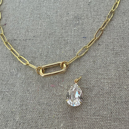 Paperclip Statement Necklace