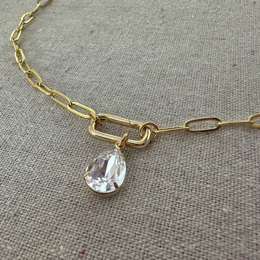 Paperclip Statement Necklace
