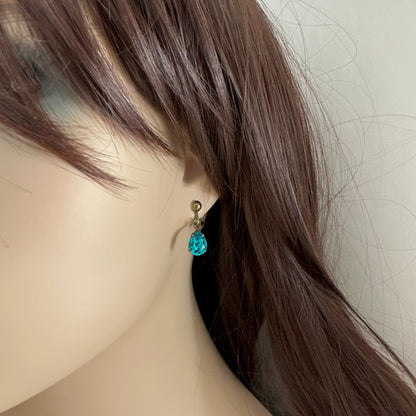 Small Pear Clip-on Earrings