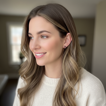 Tiny Pear Post Earrings