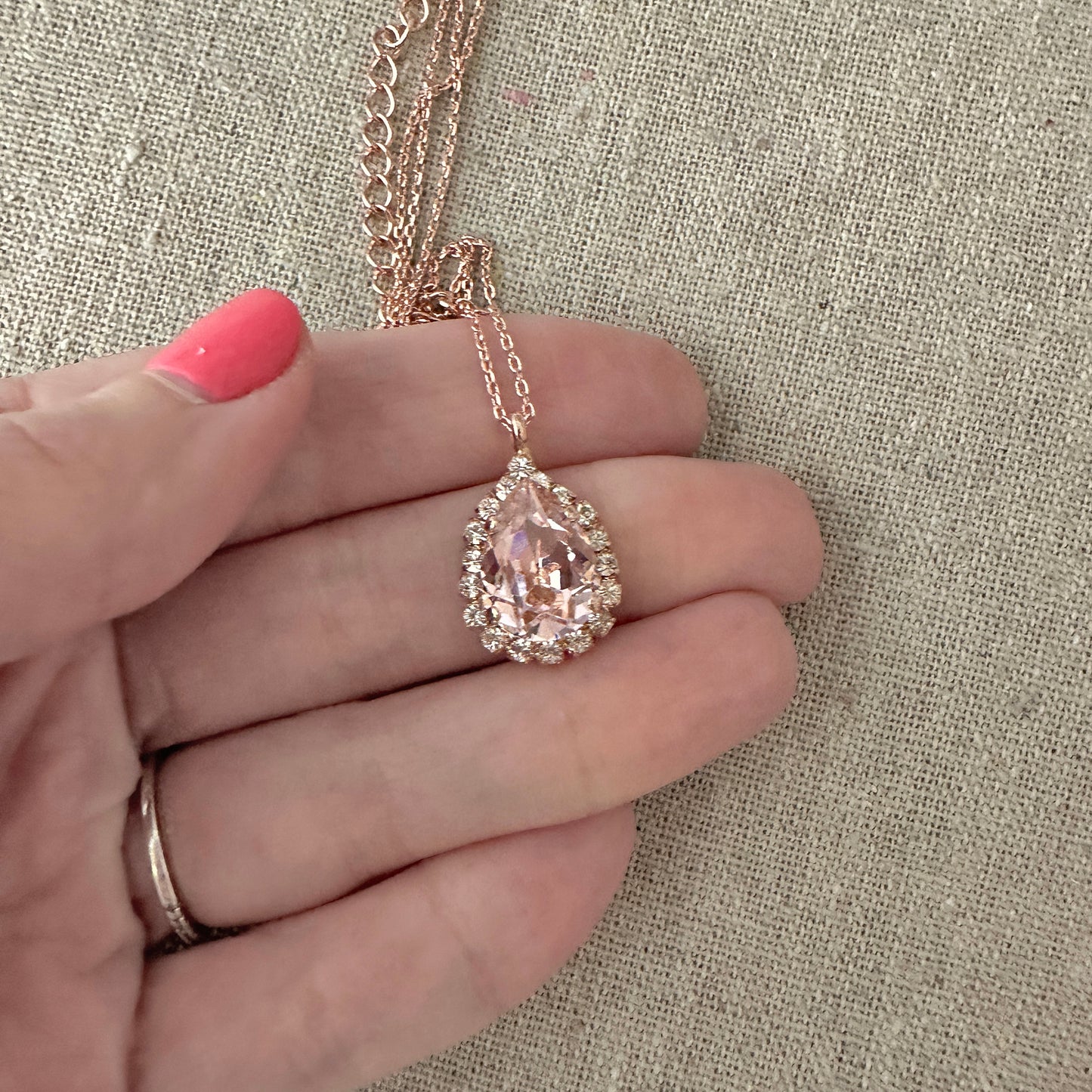 Pear Luxe Necklace