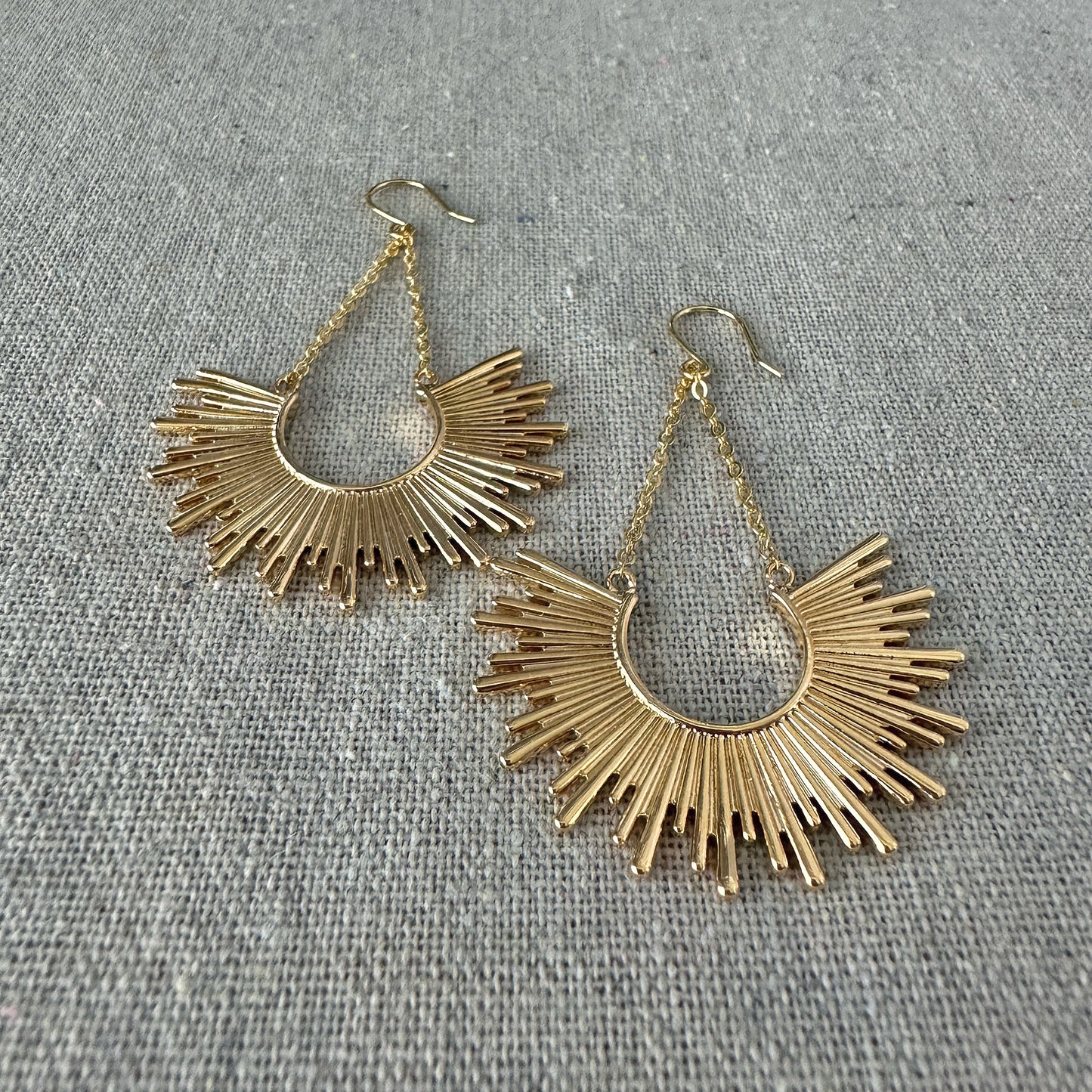 Rising Sun Chandelier Earrings