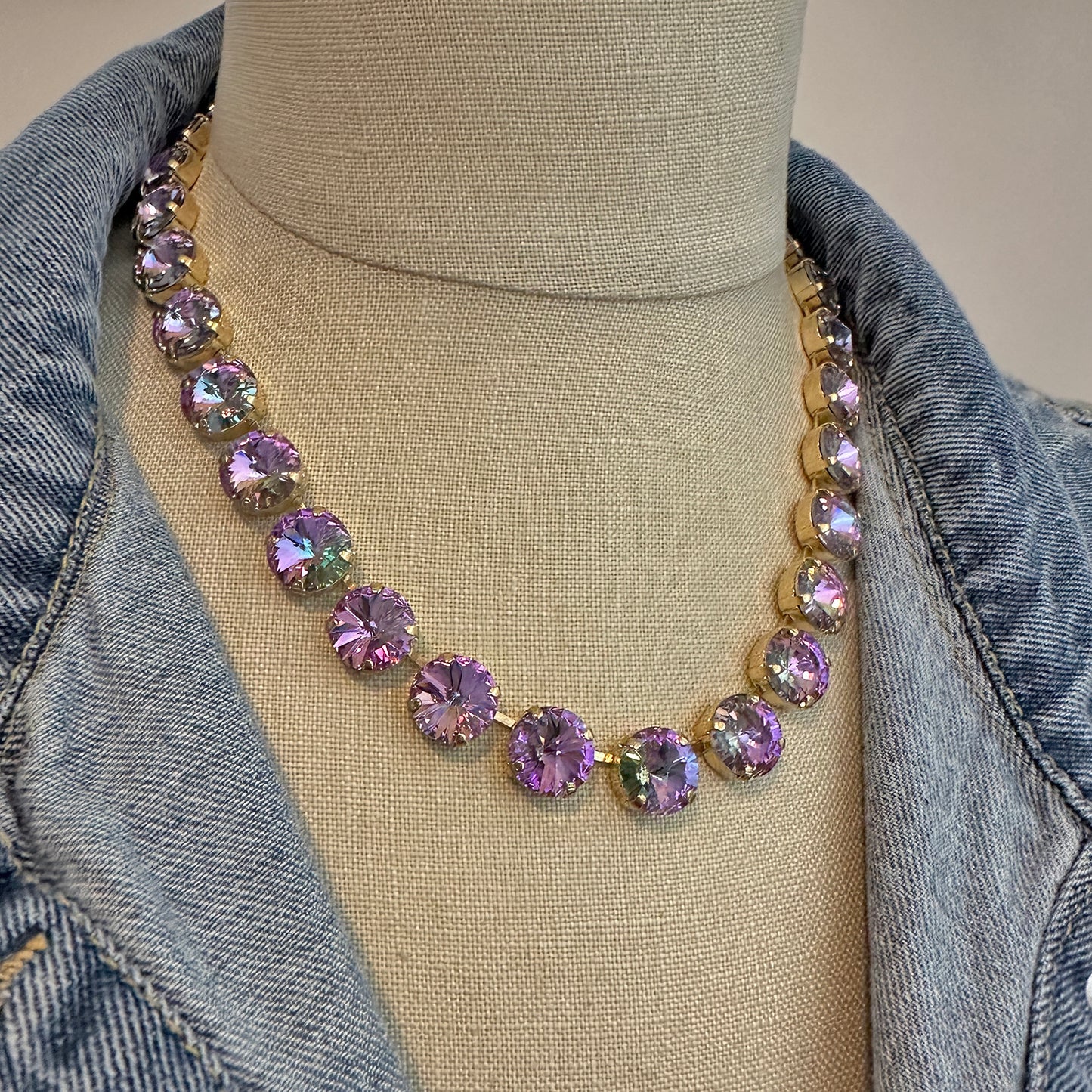 Rivoli Tennis Style Classic Necklace