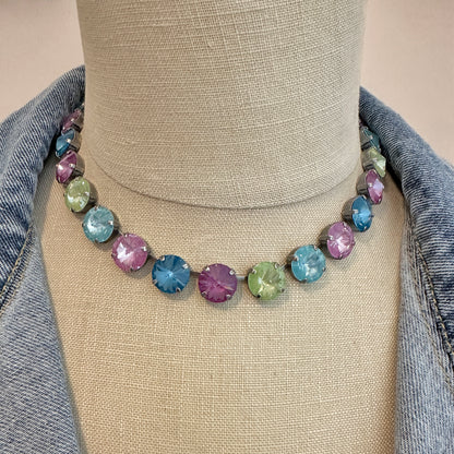Rivoli Tennis Style Collar Necklace