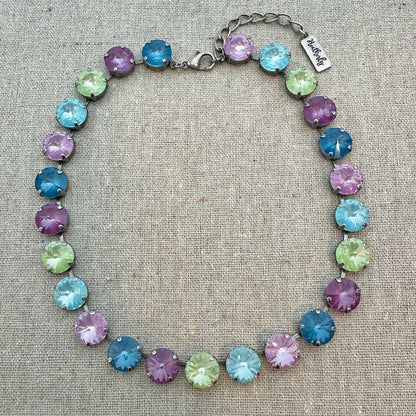 Rivoli Tennis Style Collar Necklace