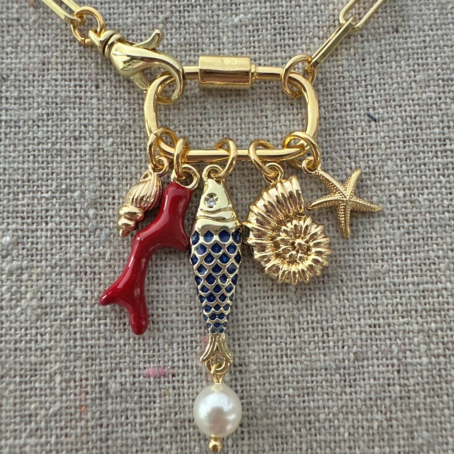Shore Things Charm Necklace