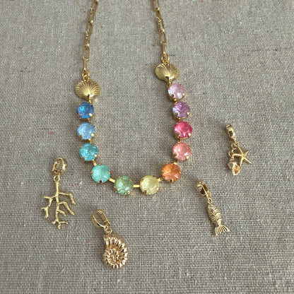 Sunlit Tides Classic Semi-Tennis Necklace