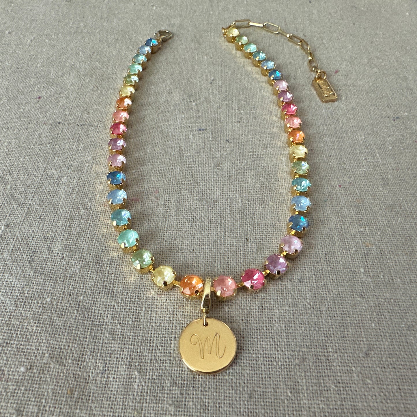 Sunlit Tides Petite Tennis Collar Necklace