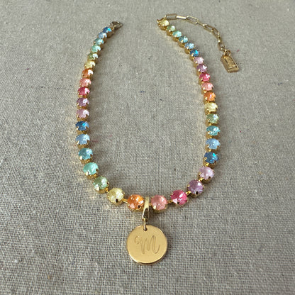 Sunlit Tides Petite Tennis Collar Necklace
