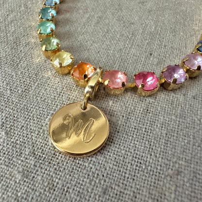 Sunlit Tides Petite Tennis Collar Necklace