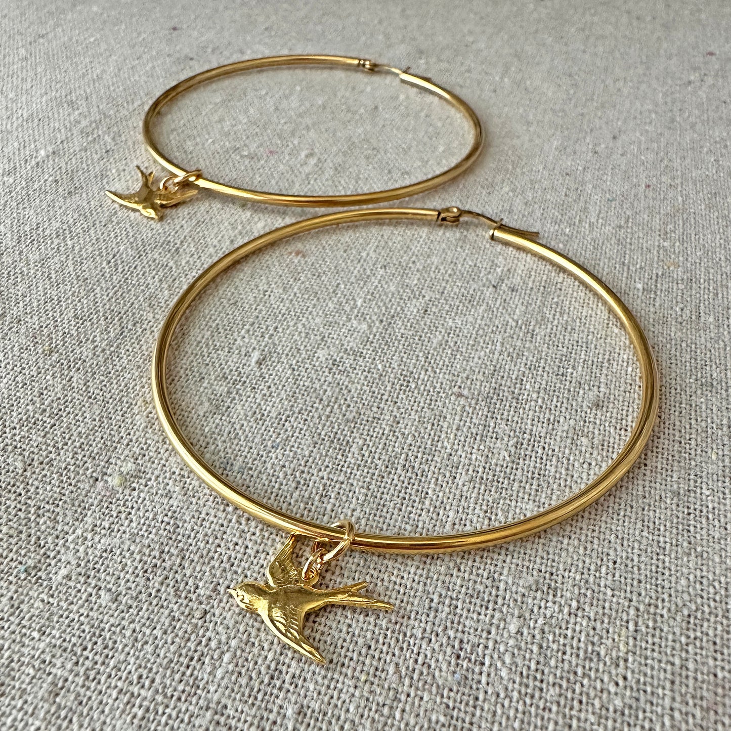 Swooping Swallows Large Hoops