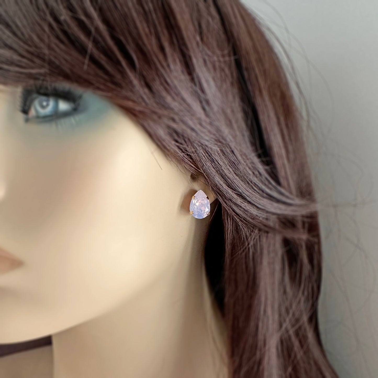 Pear Post Earrings
