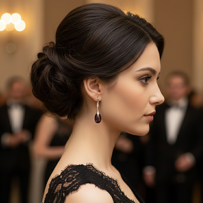 Deco Teardrop Earrings